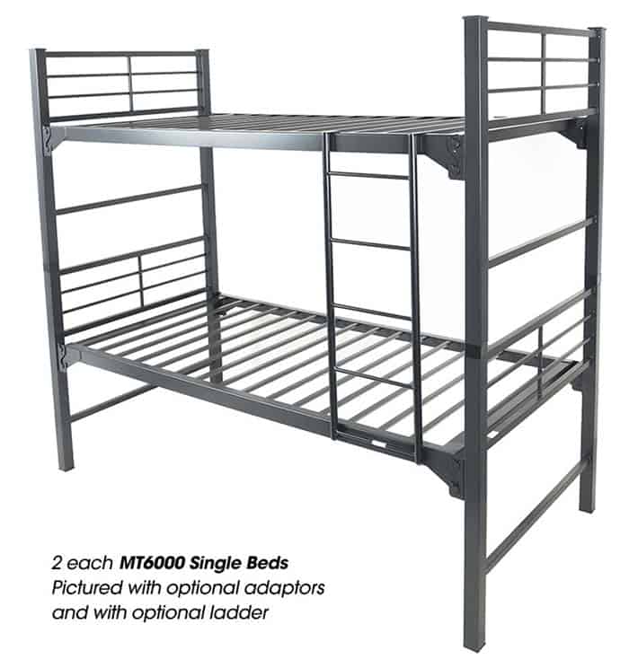 Metal Bunk Beds Heavy Duty, Metal Bunk Bed Guard Rails