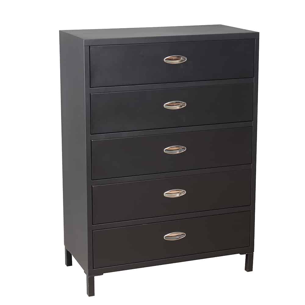 Cresswell-Metal-5-Drawer-Chest