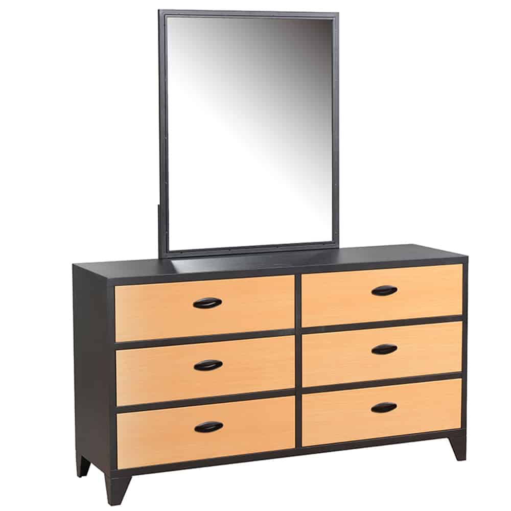 Cresswell-Metal-6-Drawer-Double-Dresser-Natural