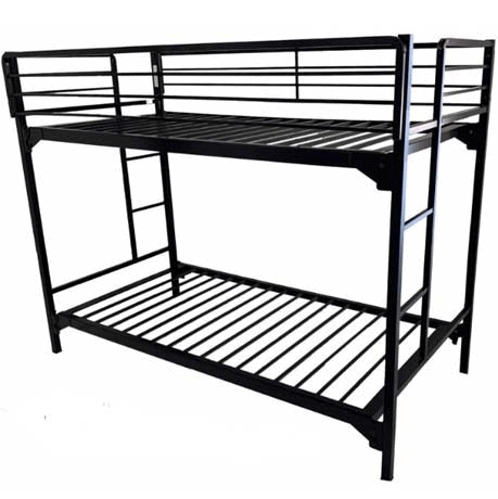 Heavy Duty Metal Bunk Bed With Built In, Full On Metal Bunk Bed Heavy Duty