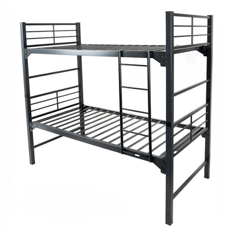 Heavy Duty Metal Single Beds Stacked Bunk Beds