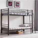 Rochester-single-metal-bunk-bed-with-ladder