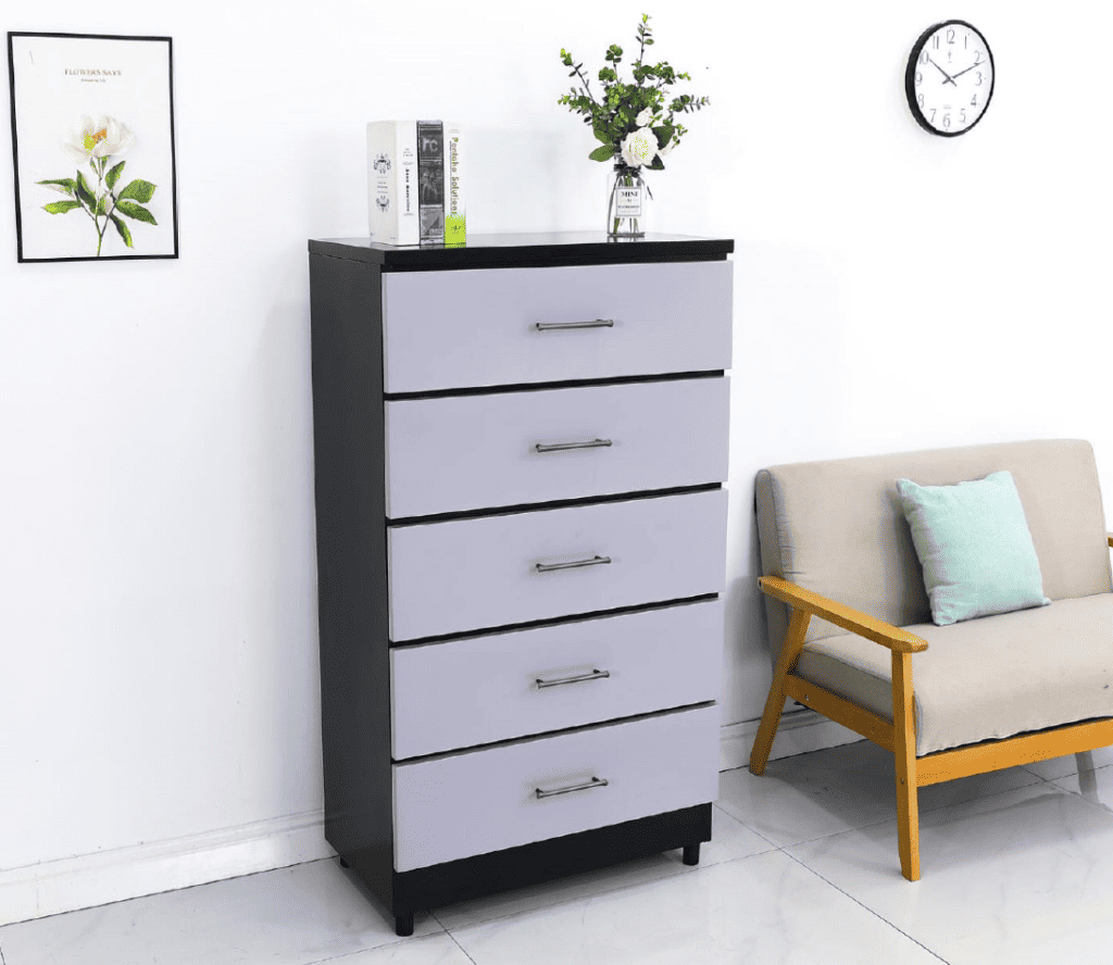 Five Drawer Metal Chest