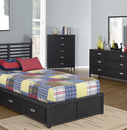 Steel metal durable bedroom furniture